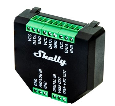 SHELLY Plus Add-On Indoor/outdoor Temperature sensor Built-in Wired SHELLY Plus Add-On Indoor/outdoor Temperature sensor Built-in Wired