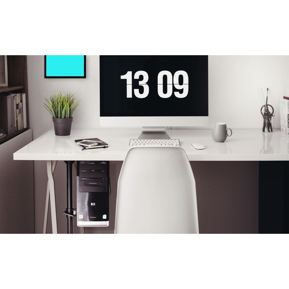 Techly ICA-CS 63 CPU holder Desk-mounted CPU holder Black Techly ICA-CS 63 CPU holder Desk-mounted CPU holder Black