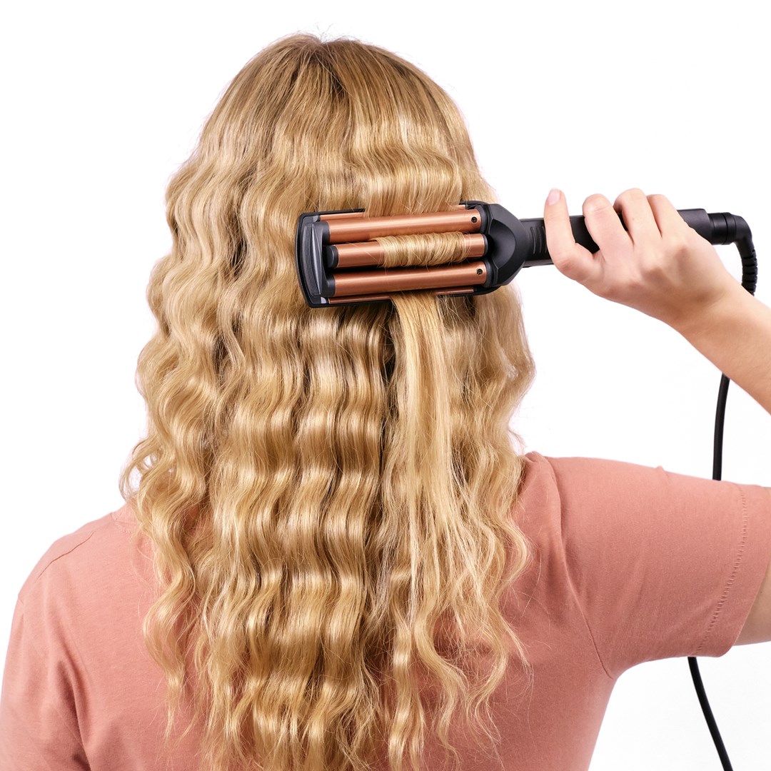 BaByliss Deep Waves Curling iron Warm Black, Orange 98.4" (2.5 m) BaByliss Deep Waves Curling iron Warm Black, Orange 98.4" (2.5 m)
