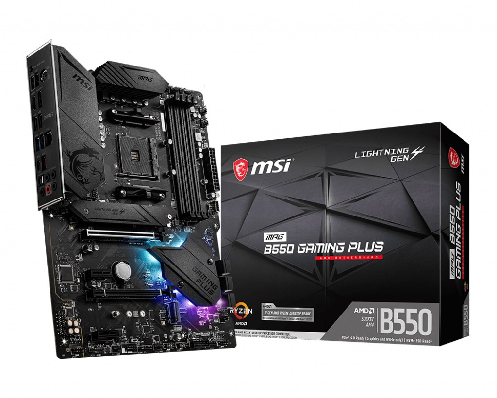 MSI MPG B550 Gaming Plus AMD B550 Socket AM4 ATX MSI MPG B550 Gaming Plus AMD B550 Socket AM4 ATX