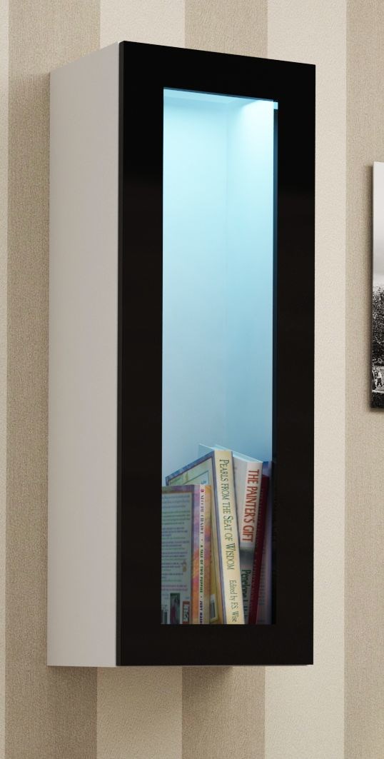 Cama Cabinet VIGO "90" glass 90/35/32 white/black gloss Cama Cabinet VIGO "90" glass 90/35/32 white/black gloss