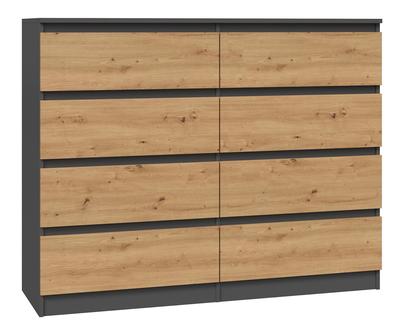 Topeshop M8 120 ANT/ART KPL chest of drawers Topeshop M8 120 ANT/ART KPL chest of drawers