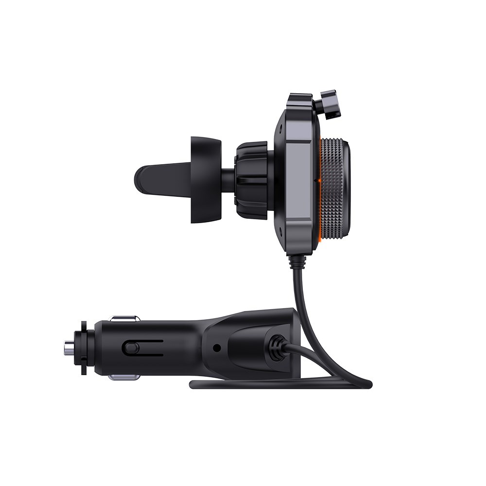 Savio TR-14 Transmiter FM z Bluetooth i ładowarką PD 87.6 - 107.9 MHz Bluetooth/USB Black Savio TR-14 Transmiter FM z Bluetooth i ładowarką PD 87.6 - 107.9 MHz Bluetooth/USB Black