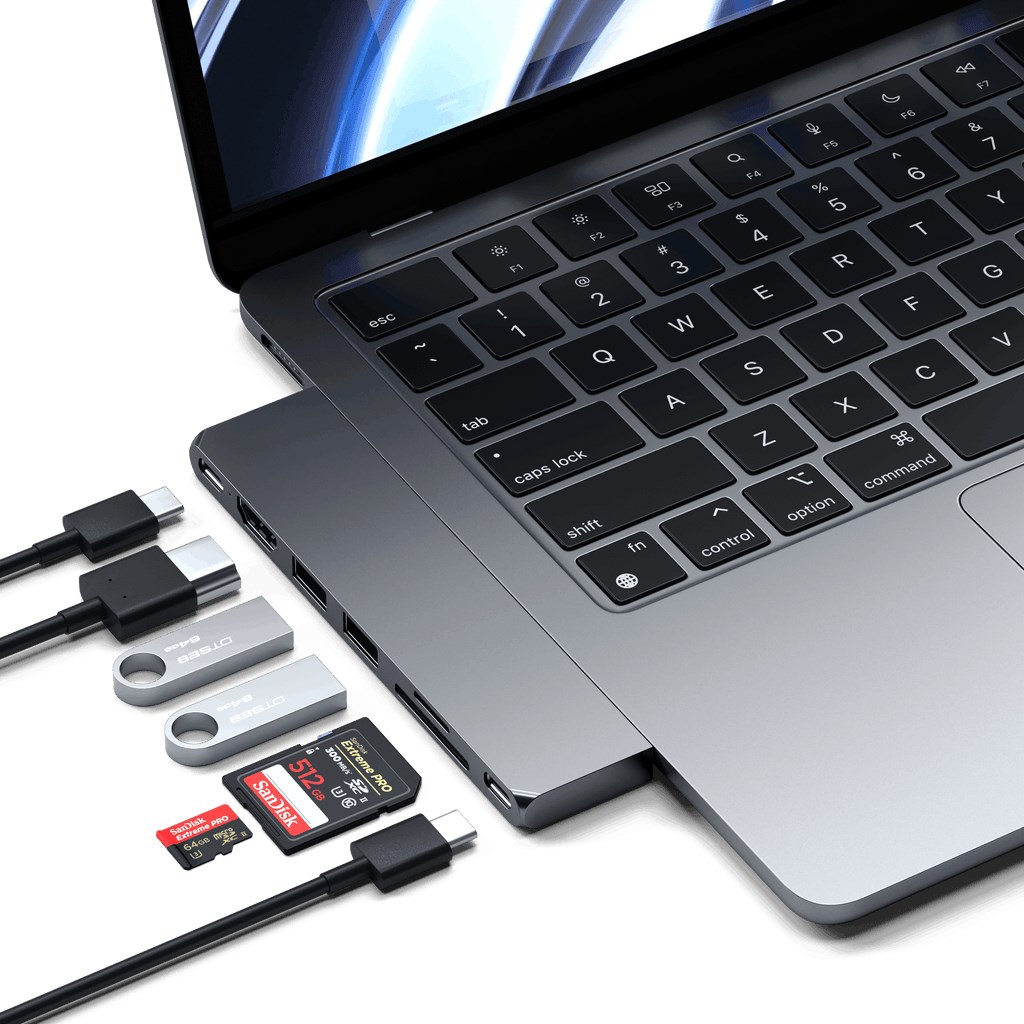 Satechi Type-C Pro Hub Slim - Space Gray Satechi Type-C Pro Hub Slim - Space Gray