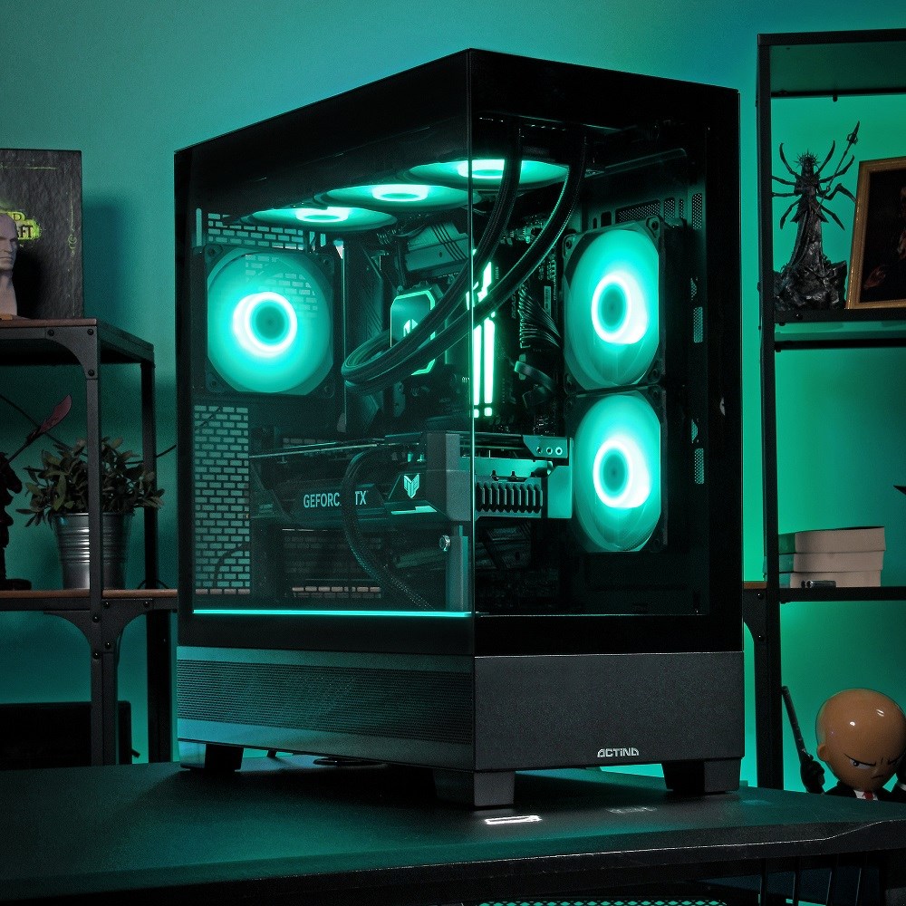 Actina 5901443416548 PC AMD Ryzen™ 7 7800X3D 32 GB DDR5-SDRAM 2 TB SSD NVIDIA GeForce RTX 5080 Midi Tower Black Actina 5901443416548 PC AMD Ryzen™ 7 7800X3D 32 GB DDR5-SDRAM 2 TB SSD NVIDIA GeForce RTX 5080 Midi Tower Black
