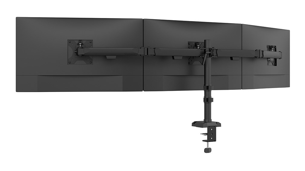 Desk mount for 3 monitors 10-27" Desk mount for 3 monitors 10-27"