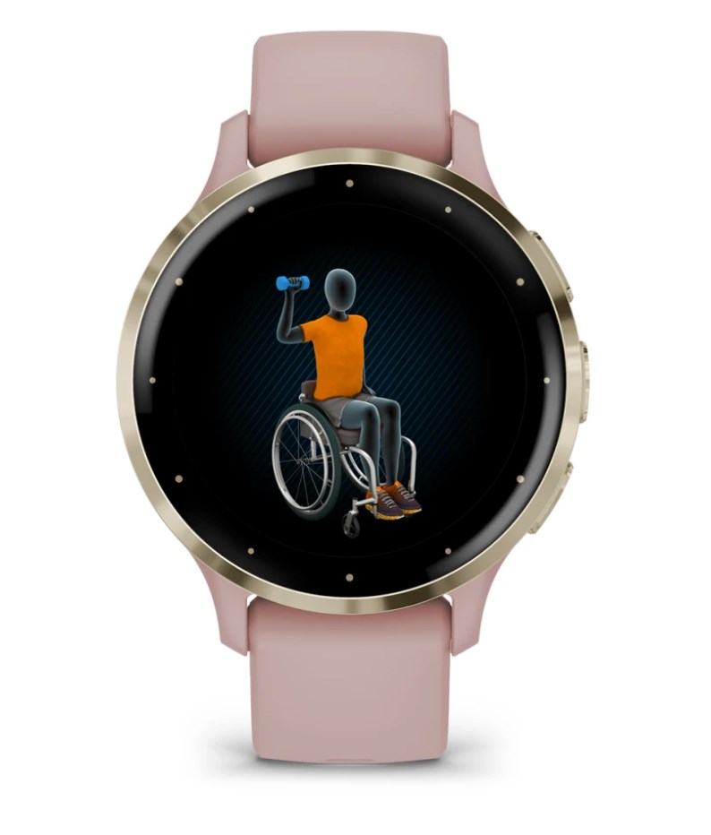Garmin Venu 3S 3.05 cm (1.2") AMOLED 41 mm Digital 390 x 390 pixels Touchscreen Gold, Rose Wi-Fi GPS (satellite) Garmin Venu 3S 3.05 cm (1.2") AMOLED 41 mm Digital 390 x 390 pixels Touchscreen Gold, Rose Wi-Fi GPS (satellite)