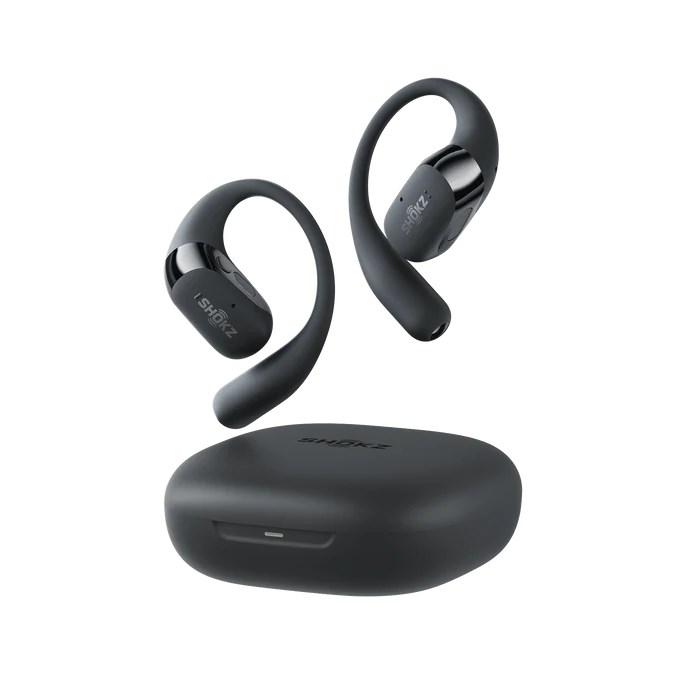 SHOKZ OpenFit 2+ Headphones Wireless Ear-hook, In-ear Calls/Music Bluetooth Black SHOKZ OpenFit 2+ Headphones Wireless Ear-hook, In-ear Calls/Music Bluetooth Black
