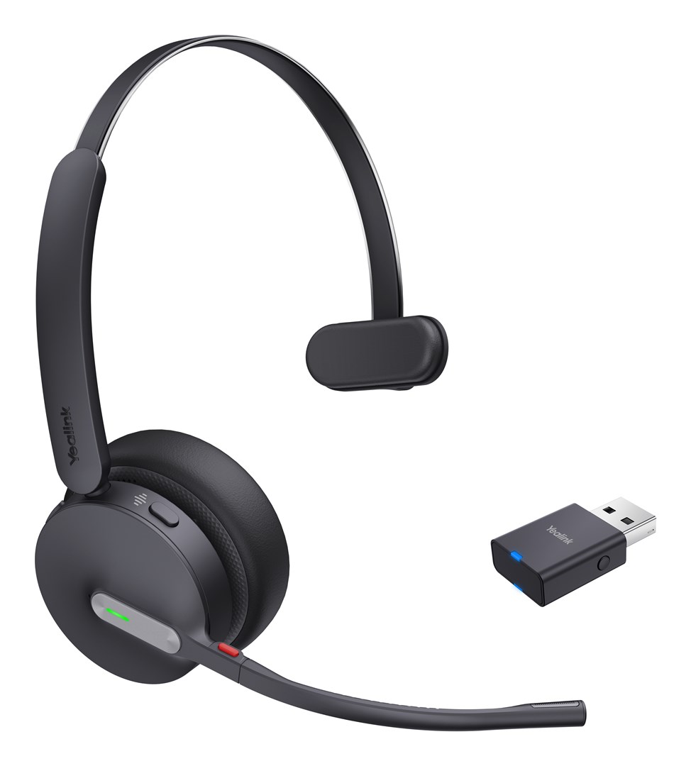 Yealink WH64 Hybrid Mono UC Headset Wireless Head-band Office/Call center Micro-USB Bluetooth Black Yealink WH64 Hybrid Mono UC Headset Wireless Head-band Office/Call center Micro-USB Bluetooth Black