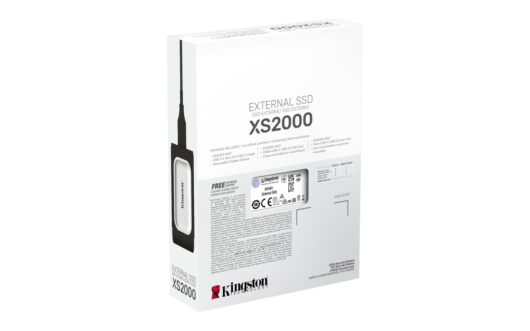 Kingston - SSD - USB 3.2 Gen 2x2 Kingston - SSD - USB 3.2 Gen 2x2
