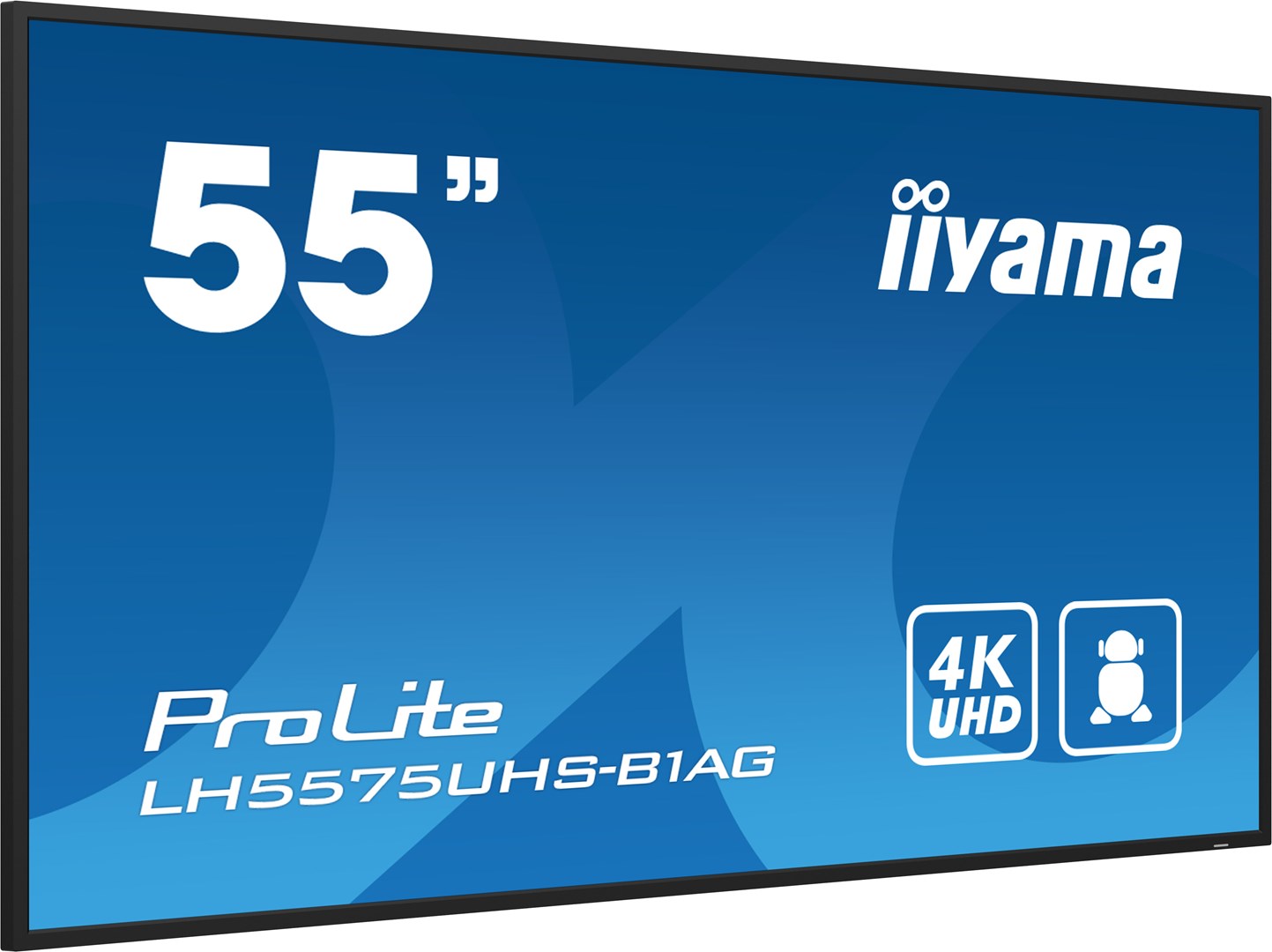 iiyama 55" 4K UHD Professional Digital Signage 24/7 display featuring Android OS, FailOver and Intel® SDM slot iiyama 55" 4K UHD Professional Digital Signage 24/7 display featuring Android OS, FailOver and Intel® SDM slot