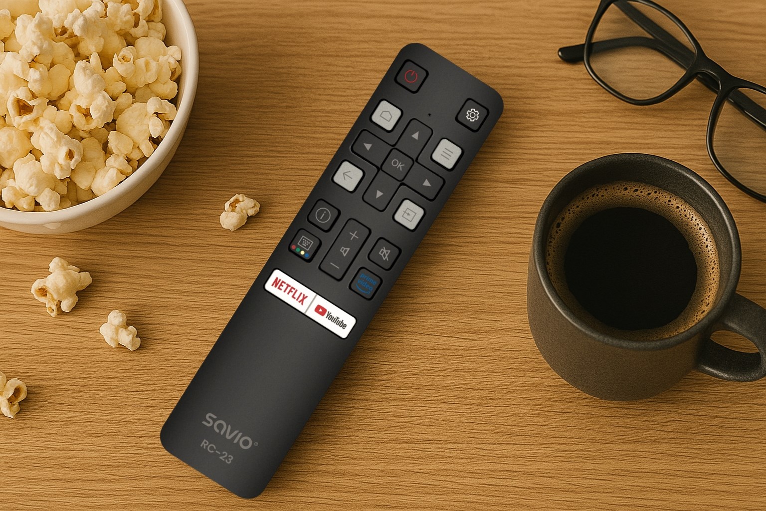 SAVIO RC-23 Universal / Replacement Remote Control for TCL TV SAVIO RC-23 Universal / Replacement Remote Control for TCL TV