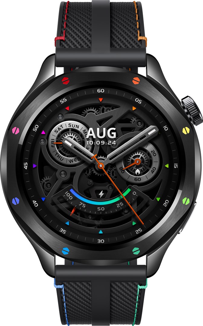 Xiaomi Watch S4 rainbow 3.63 cm (1.43") AMOLED 47.3 mm Digital 466 x 466 pixels Touchscreen Black, Multi Xiaomi Watch S4 rainbow 3.63 cm (1.43") AMOLED 47.3 mm Digital 466 x 466 pixels Touchscreen Black, Multi