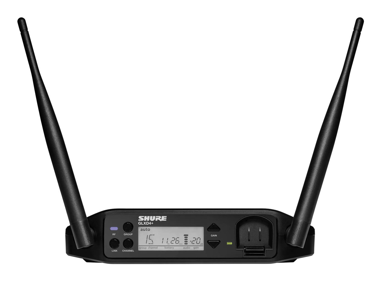 Shure GLXD14+E/PGA31-Z4 - DUAL BAND digital wireless system with bodypack transmitter and headset microphone Shure GLXD14+E/PGA31-Z4 - DUAL BAND digital wireless system with bodypack transmitter and headset microphone