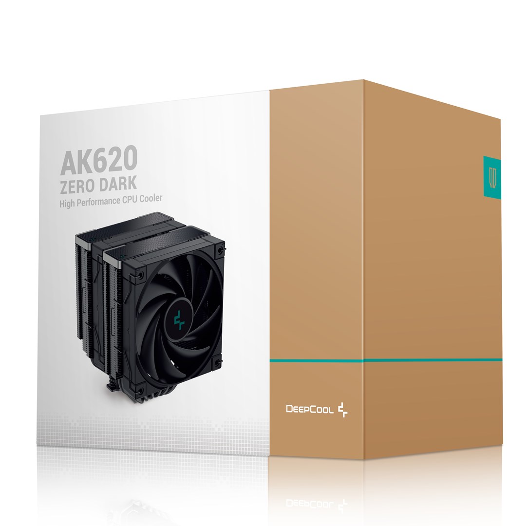 DeepCool AK620 ZERO DARK Processor Air cooler 12 cm Black 1 pc(s) DeepCool AK620 ZERO DARK Processor Air cooler 12 cm Black 1 pc(s)