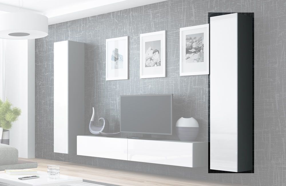 Cama Full cabinet VIGO '180' 180/40/30 grey/white gloss Cama Full cabinet VIGO '180' 180/40/30 grey/white gloss