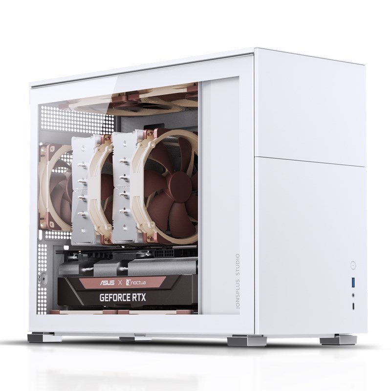 Jonsbo D31 Micro-ATX Case, Tempered Glass - white Jonsbo D31 Micro-ATX Case, Tempered Glass - white