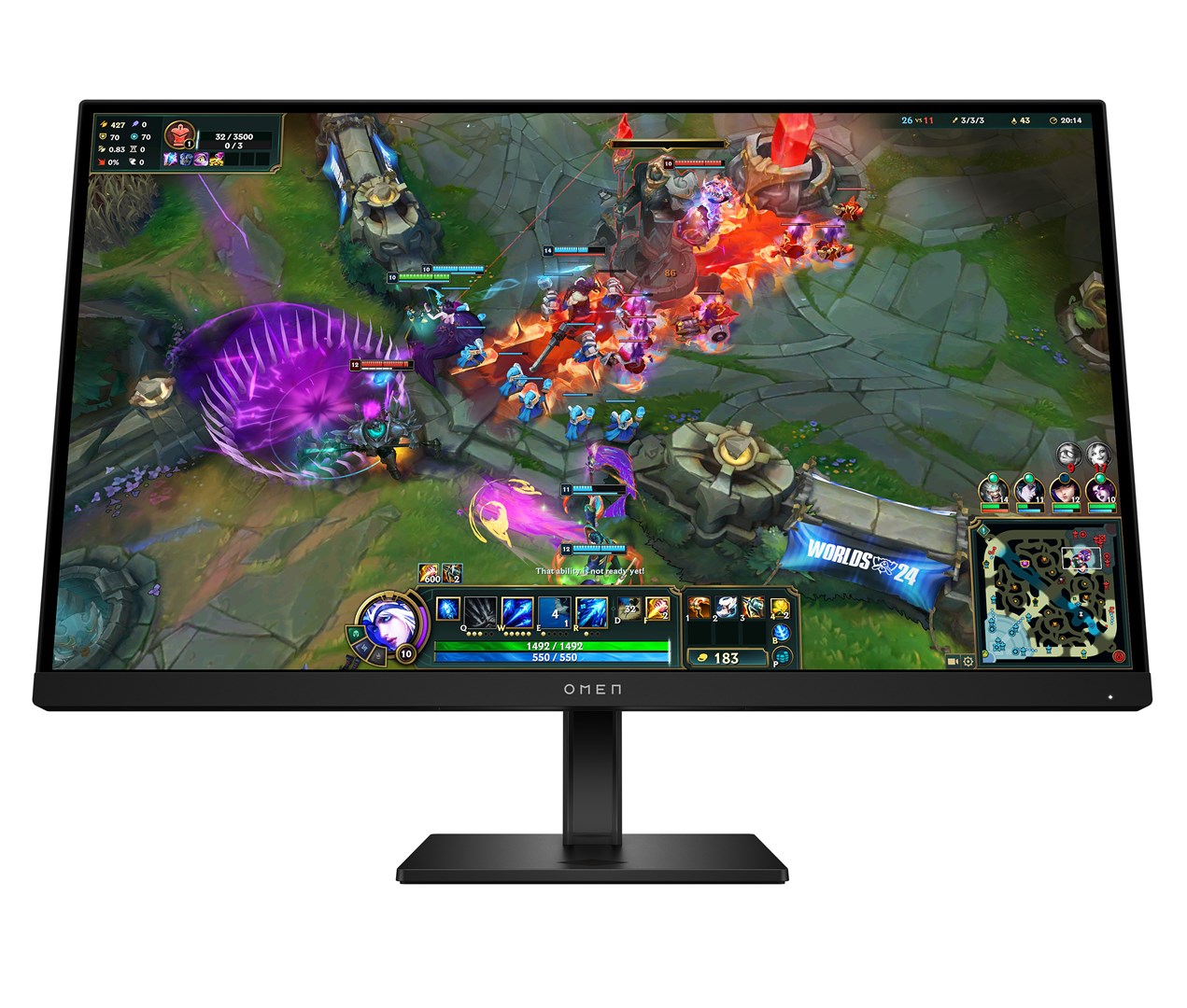 HP OMEN 27 inch QHD 280Hz Gaming Monitor - 27qs G2 HP OMEN 27 inch QHD 280Hz Gaming Monitor - 27qs G2