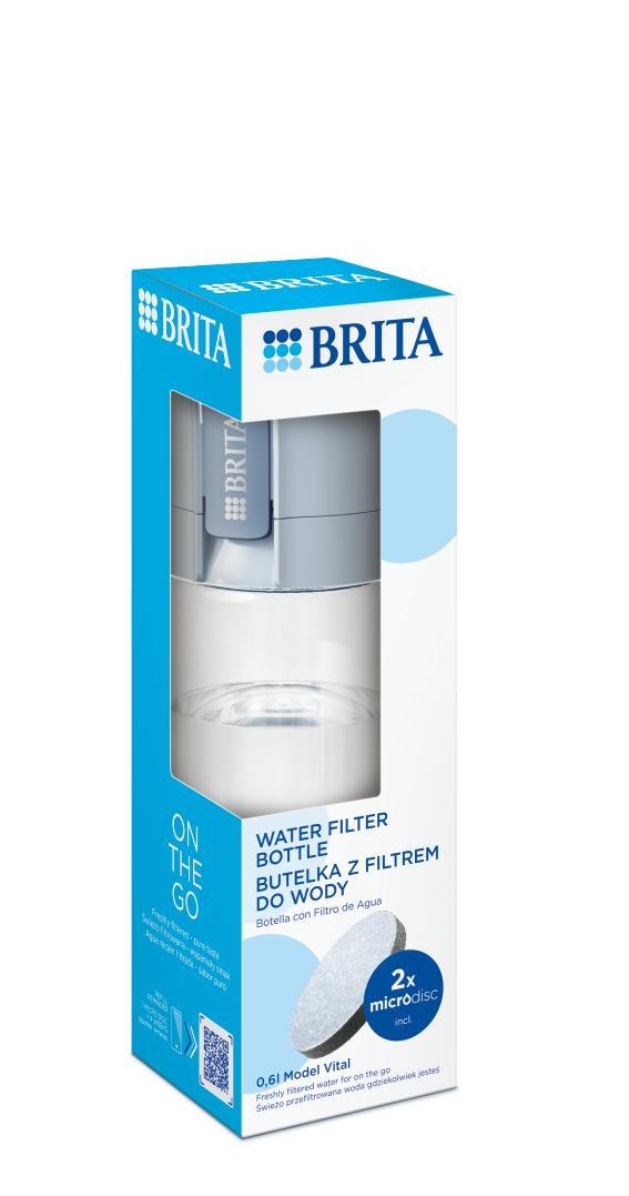 Brita Vital blue 2-disc filter bottle Brita Vital blue 2-disc filter bottle