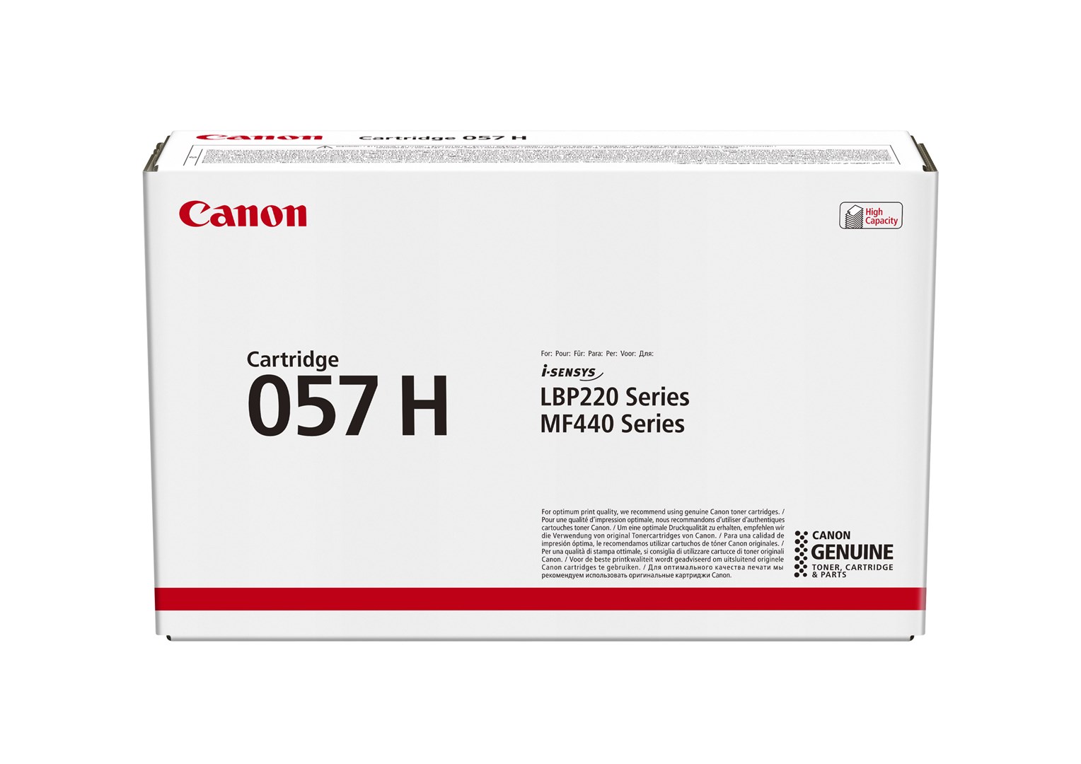 Canon i-SENSYS 057H toner cartridge 1 pc(s) Original Black Canon i-SENSYS 057H toner cartridge 1 pc(s) Original Black