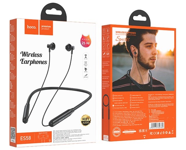 Hoco ES58 Sound Headset Wireless In-Ear Calls/Music Bluetooth Black Hoco ES58 Sound Headset Wireless In-Ear Calls/Music Bluetooth Black