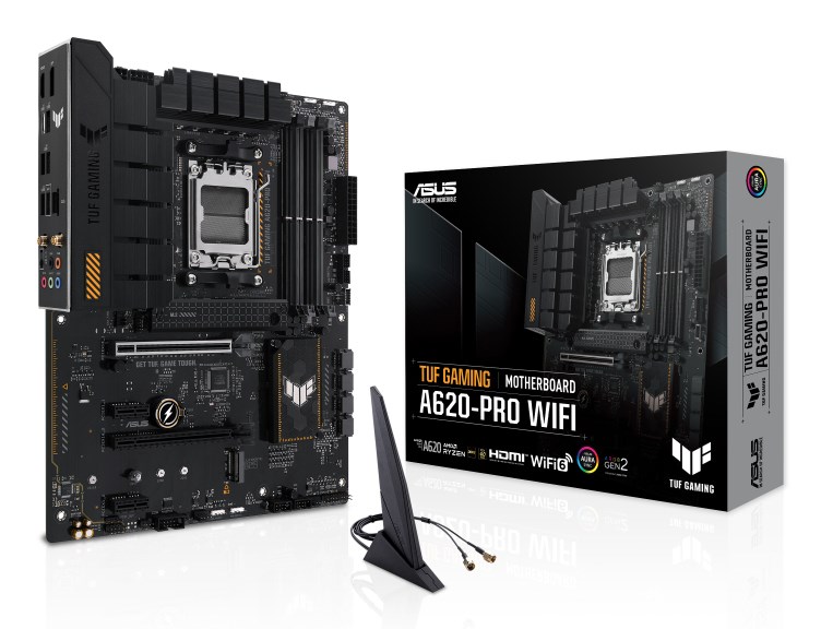 ASUS TUF GAMING A620-PRO WIFI AMD A620 Socket AM5 ATX ASUS TUF GAMING A620-PRO WIFI AMD A620 Socket AM5 ATX