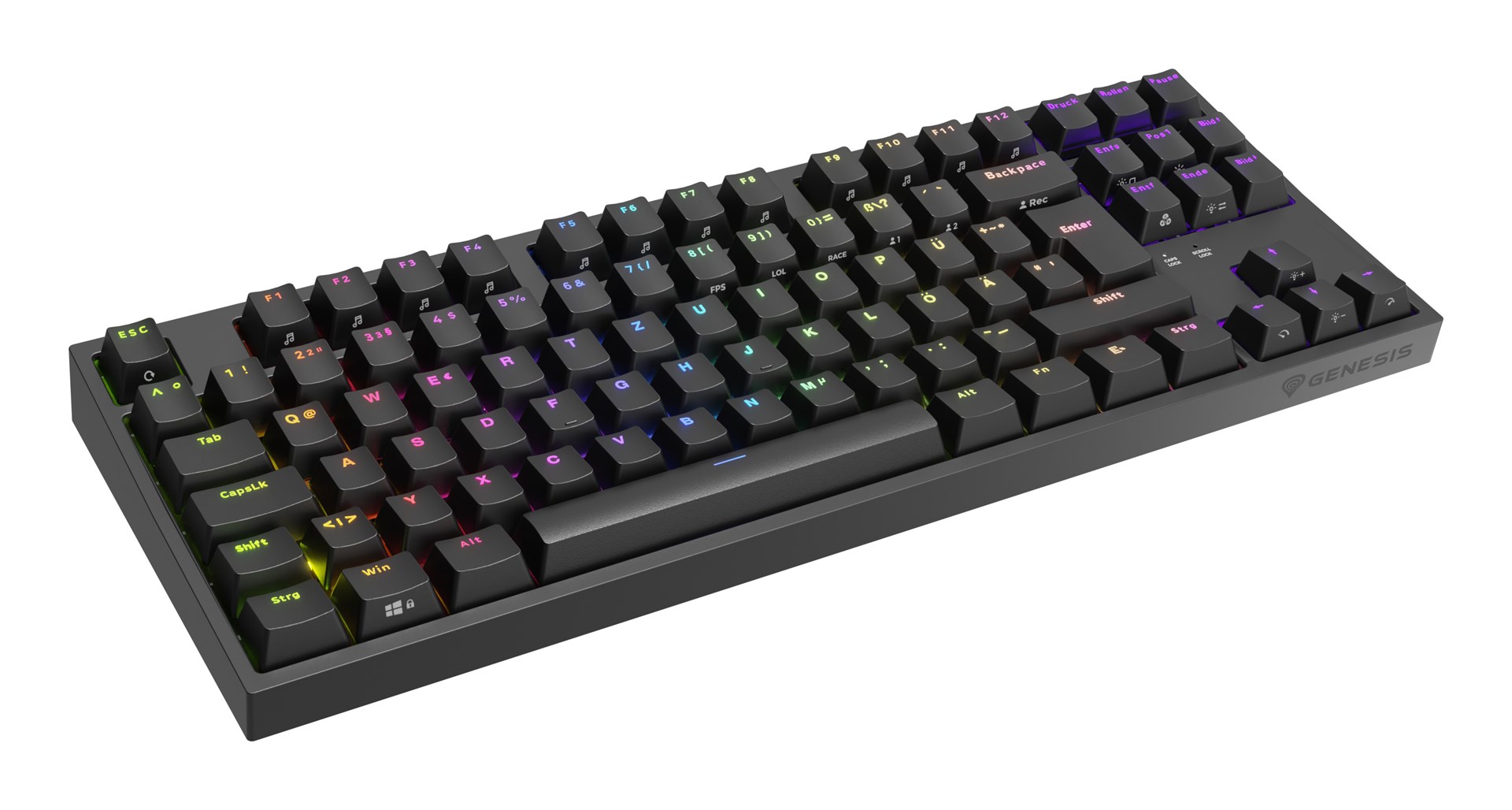 GENESIS Thor 404 TKL keyboard Gaming USB QWERTZ German Black GENESIS Thor 404 TKL keyboard Gaming USB QWERTZ German Black