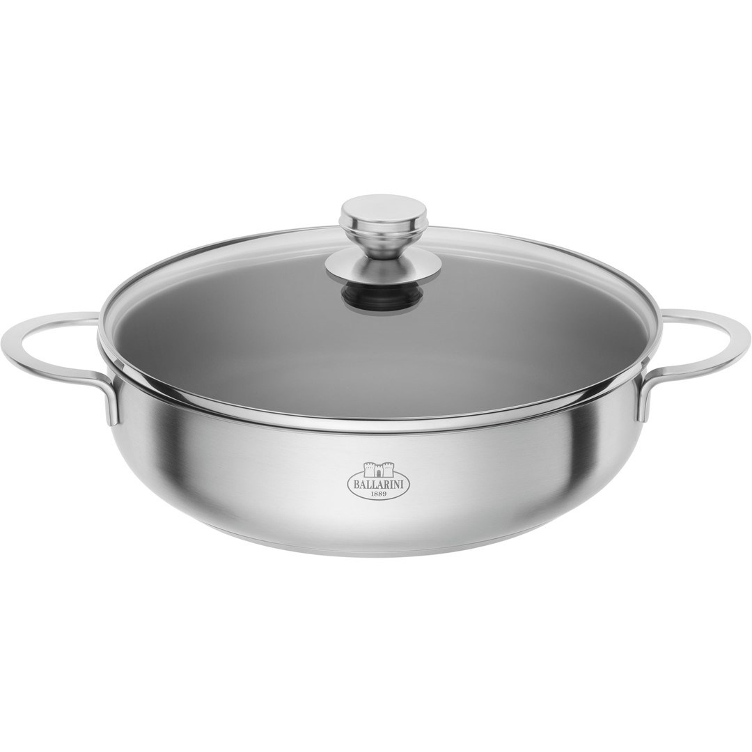 BALLARINI ANCONA Deep non-stick frying pan 2H with lid 28 cm BALLARINI ANCONA Deep non-stick frying pan 2H with lid 28 cm
