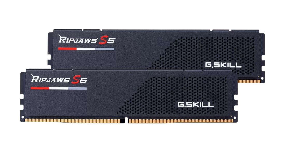 G.Skill Ripjaws S5 F5-6000J4048F24GX2-RS5K memory module 48 GB 2 x 24 GB DDR5 G.Skill Ripjaws S5 F5-6000J4048F24GX2-RS5K memory module 48 GB 2 x 24 GB DDR5