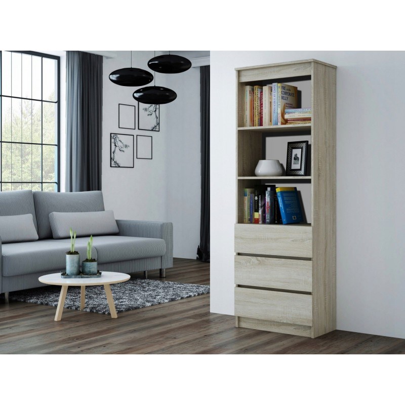 Topeshop RS-60 OLIMP SONOMA office bookcase Topeshop RS-60 OLIMP SONOMA office bookcase