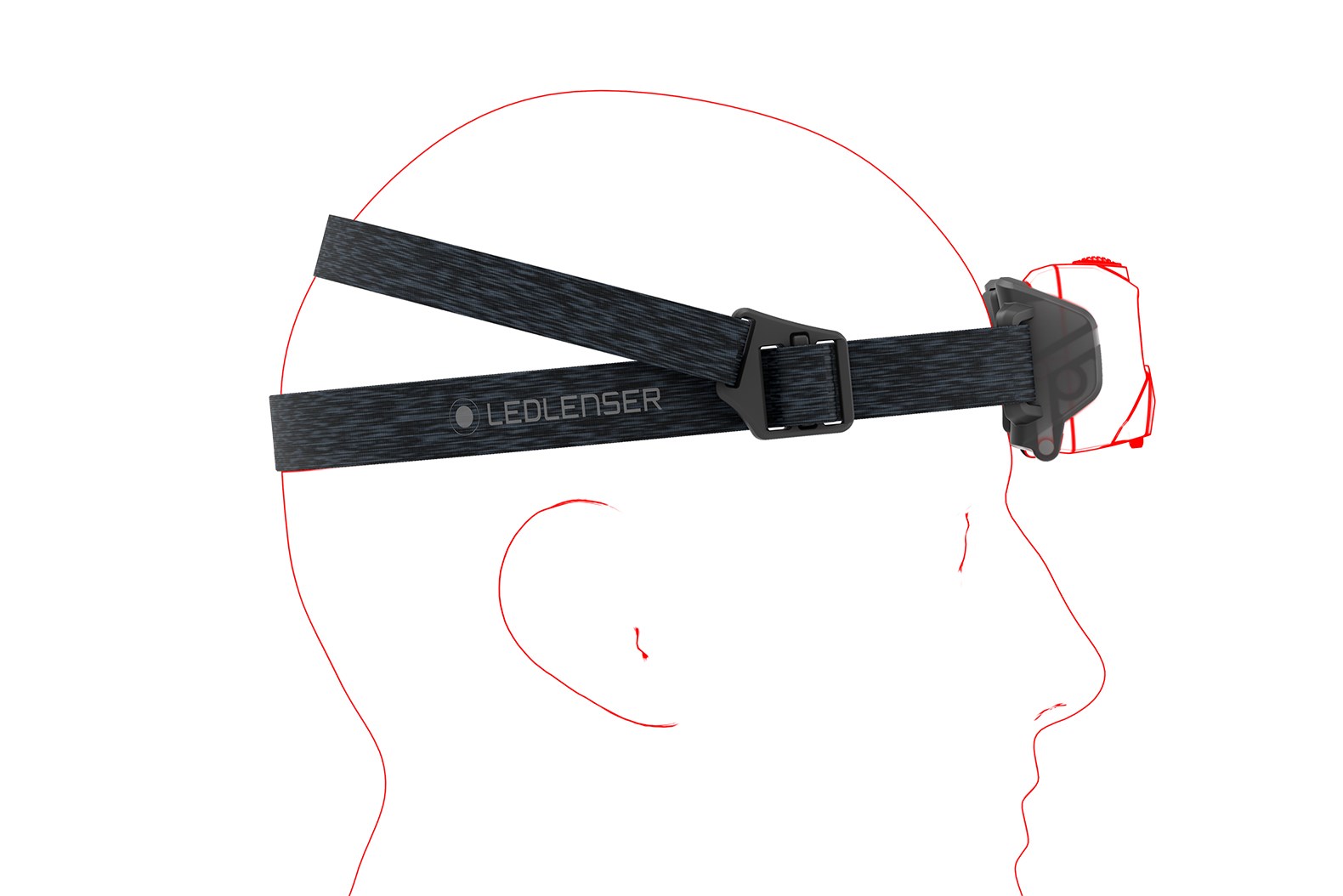 LED headlamp Ledlenser HF6R Core Black LED headlamp Ledlenser HF6R Core Black