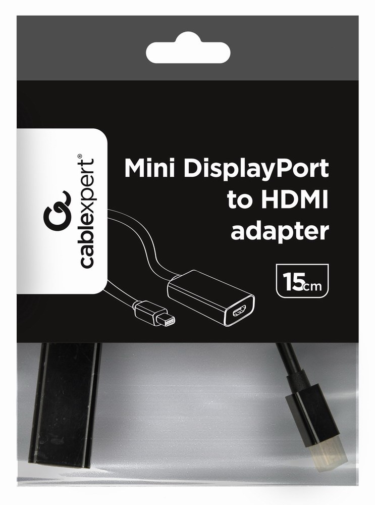 Gembird A-MDPM-HDMIF-02 video cable adapter Mini DisplayPort HDMI Type A (Standard) Black Gembird A-MDPM-HDMIF-02 video cable adapter Mini DisplayPort HDMI Type A (Standard) Black