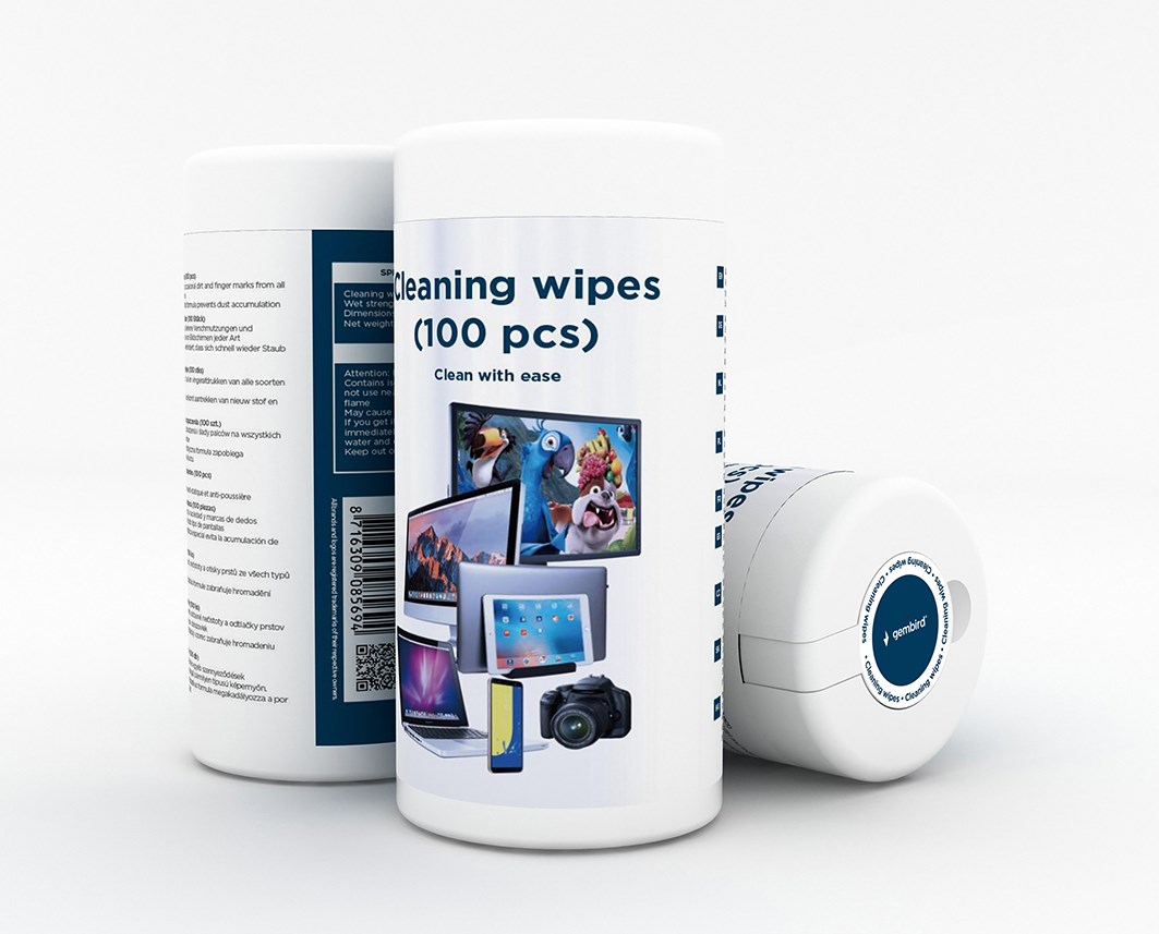 Gembird CK-WW100-01 equipment cleansing kit LCD/TFT/Plasma Equipment cleansing dry cloths Gembird CK-WW100-01 equipment cleansing kit LCD/TFT/Plasma Equipment cleansing dry cloths