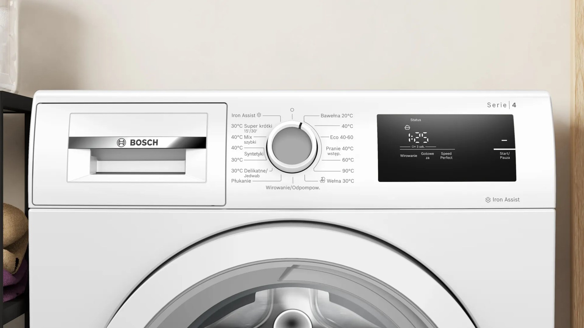 BOSCH WAN2405MPL 8kg 1200 rpm – washing machine BOSCH WAN2405MPL 8kg 1200 rpm – washing machine