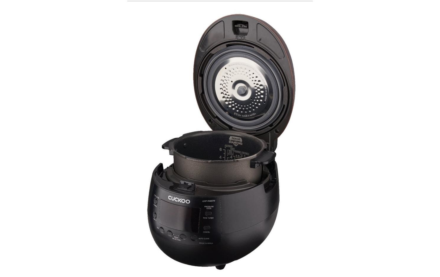 Cuckoo CRP-R0607F rice cooker 1.08 L 890 W Black, Brown Cuckoo CRP-R0607F rice cooker 1.08 L 890 W Black, Brown