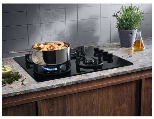 Electrolux EGG6407K Black Built-in 59 cm Gas 4 zone(s) Electrolux EGG6407K Black Built-in 59 cm Gas 4 zone(s)