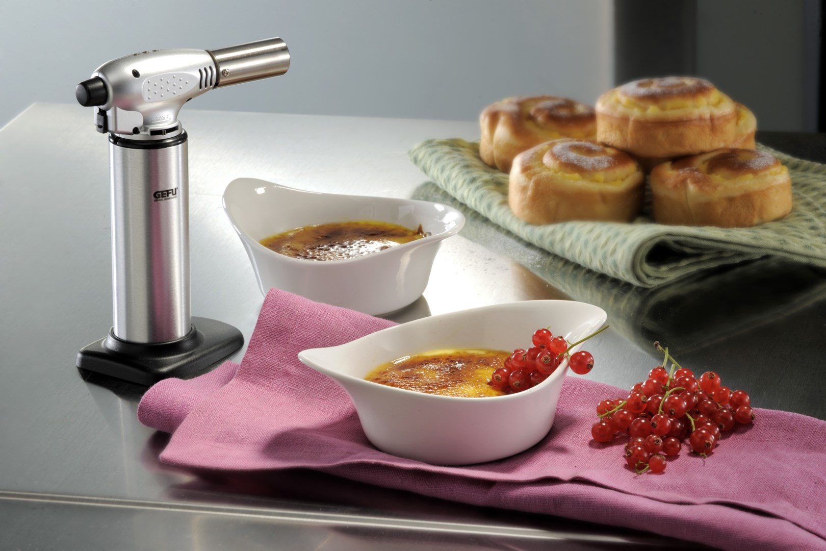GEFU FUEGO Cooking Burner Black, Stainless Steel GEFU FUEGO Cooking Burner Black, Stainless Steel
