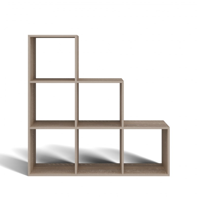 Topeshop STEP SONOMA 3X3 living room bookcase Topeshop STEP SONOMA 3X3 living room bookcase