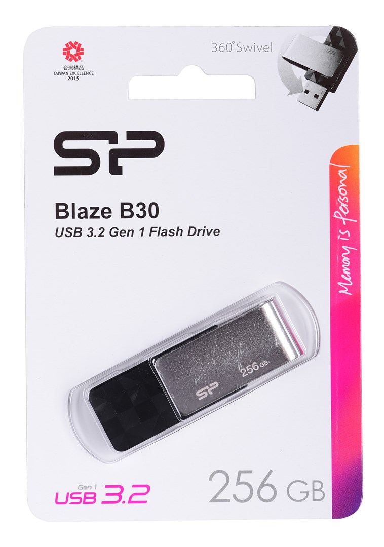 Silicon Power Blaze B30 USB flash drive 256 GB USB Type-A 3.2 Gen 1 (3.1 Gen 1) Black, Silver Silicon Power Blaze B30 USB flash drive 256 GB USB Type-A 3.2 Gen 1 (3.1 Gen 1) Black, Silver