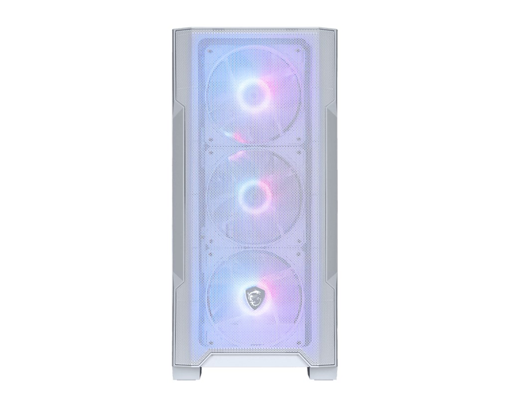 MSI MAG Forge M100R Midi Tower Transparent, White MSI MAG Forge M100R Midi Tower Transparent, White