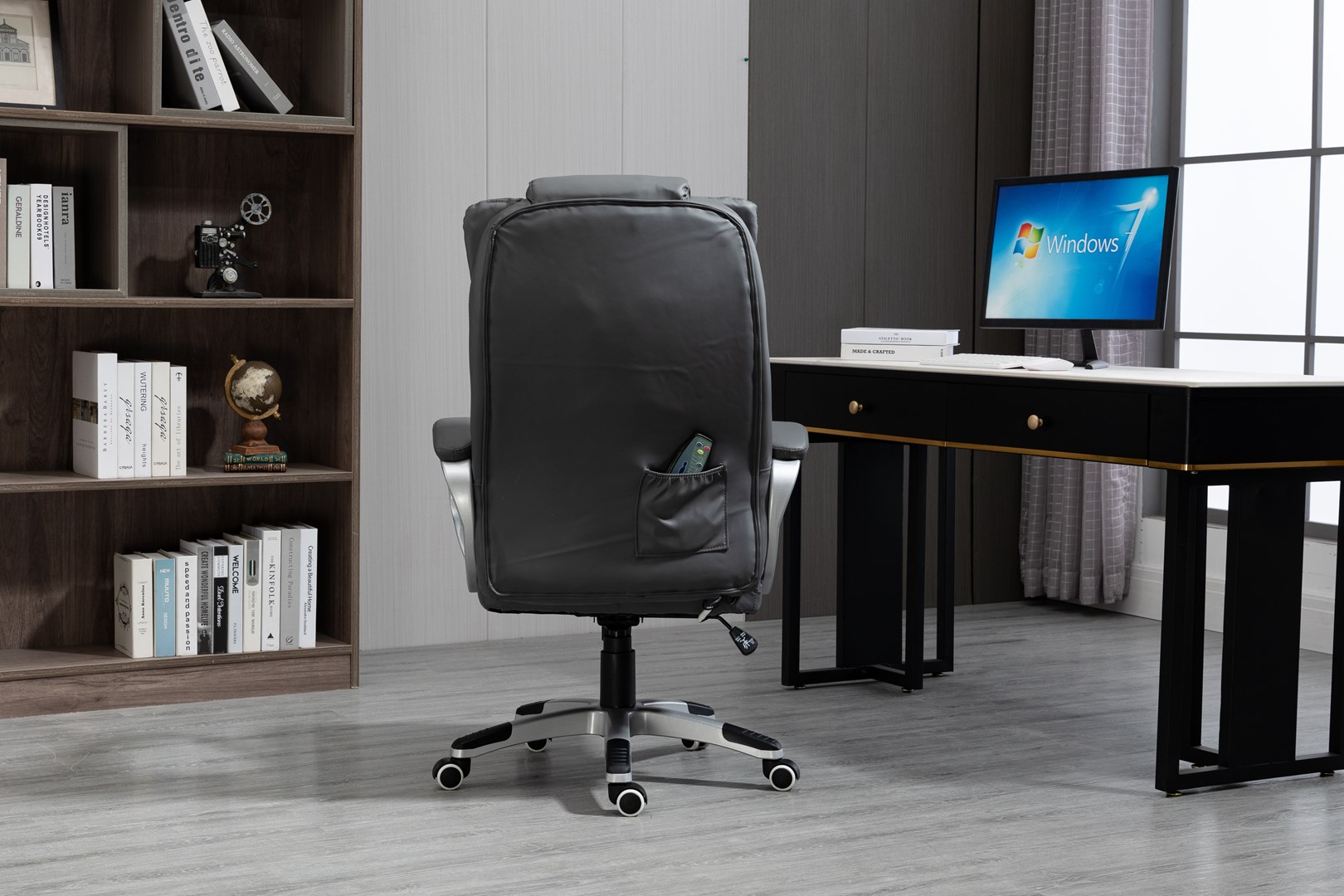 Activejet heated office chair with massage YK7304 grey Activejet heated office chair with massage YK7304 grey