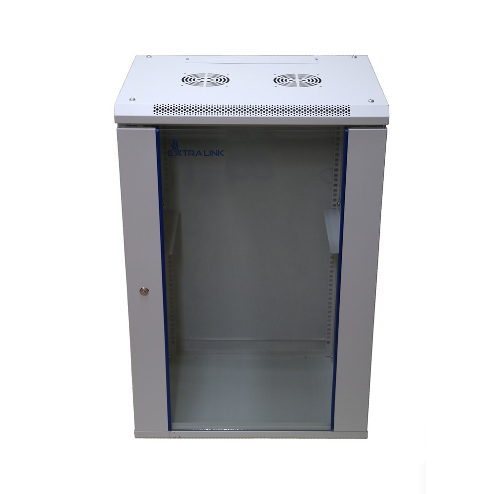 Extralink Rackmount cabinet 18U 600x450 Gray wall mounted Extralink Rackmount cabinet 18U 600x450 Gray wall mounted