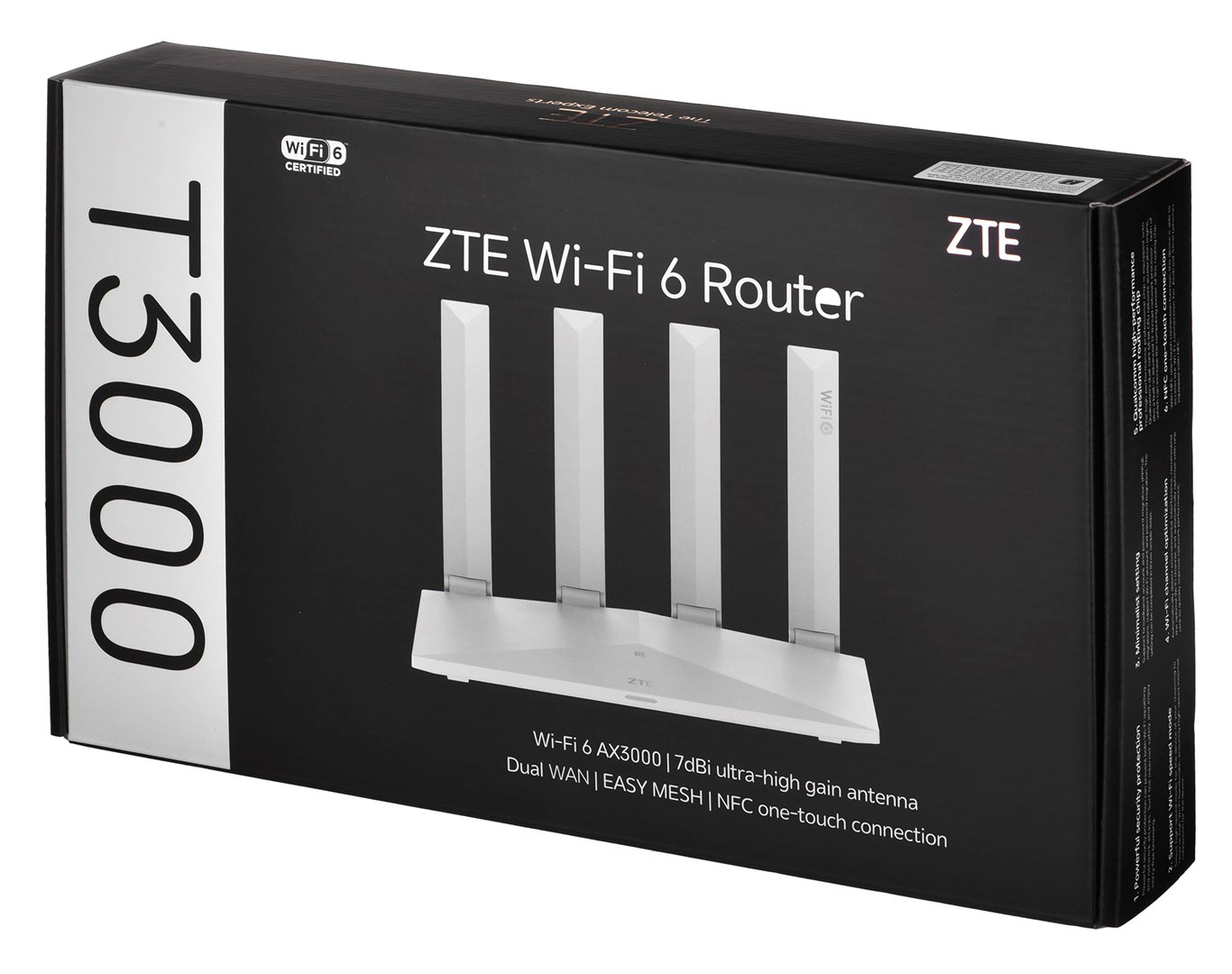 Router ZTE T3000 Wi-Fi 6 router Wi-Fi IDU Router ZTE T3000 Wi-Fi 6 router Wi-Fi IDU