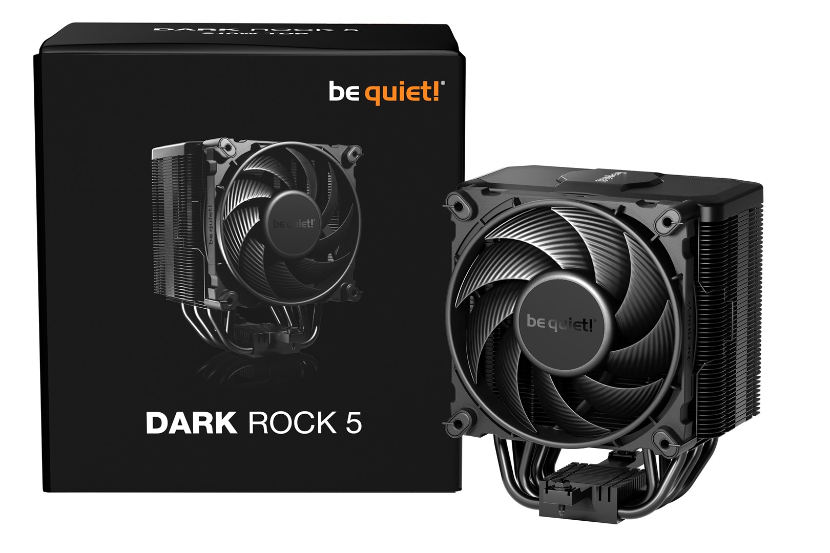 be quiet! DARK ROCK 5 Processor Air cooler 12 cm Black 1 pc(s) be quiet! DARK ROCK 5 Processor Air cooler 12 cm Black 1 pc(s)