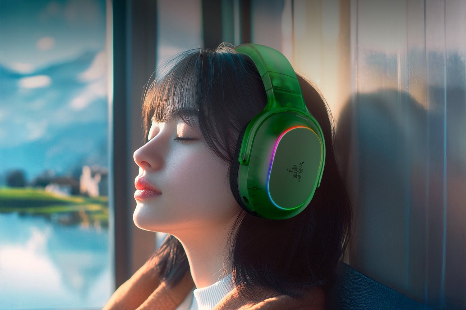 Razer Barracuda X Chroma Headset Wireless Head-band Gaming Bluetooth Green Razer Barracuda X Chroma Headset Wireless Head-band Gaming Bluetooth Green