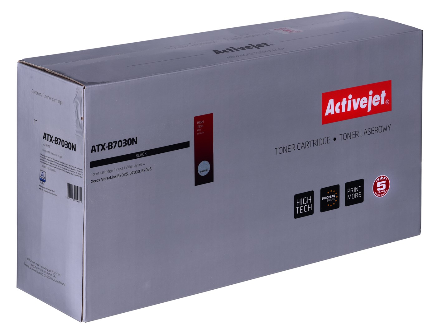 Activejet ATX-B7030N Toner (replacement for Xerox 106R03395; Supreme; 15000 pages; black) Activejet ATX-B7030N Toner (replacement for Xerox 106R03395; Supreme; 15000 pages; black)