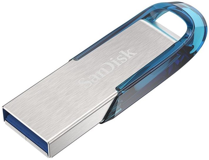 SanDisk Ultra Flair USB flash drive 128 GB USB Type-A 3.2 Gen 1 (3.1 Gen 1) Blue, Silver SanDisk Ultra Flair USB flash drive 128 GB USB Type-A 3.2 Gen 1 (3.1 Gen 1) Blue, Silver