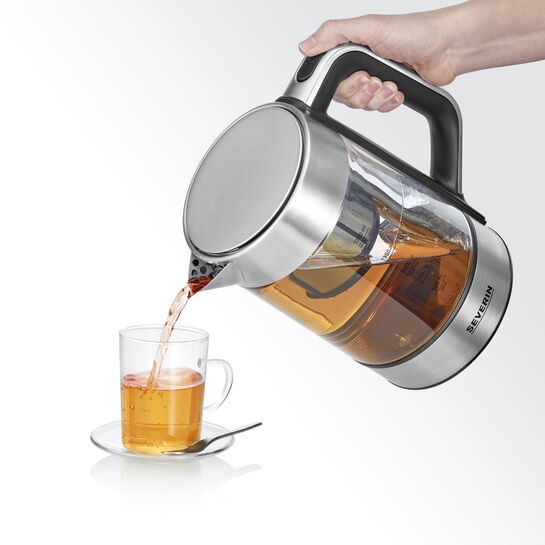 Severin WK 3422 electric kettle 1.7 L 3000 W Stainless steel Severin WK 3422 electric kettle 1.7 L 3000 W Stainless steel