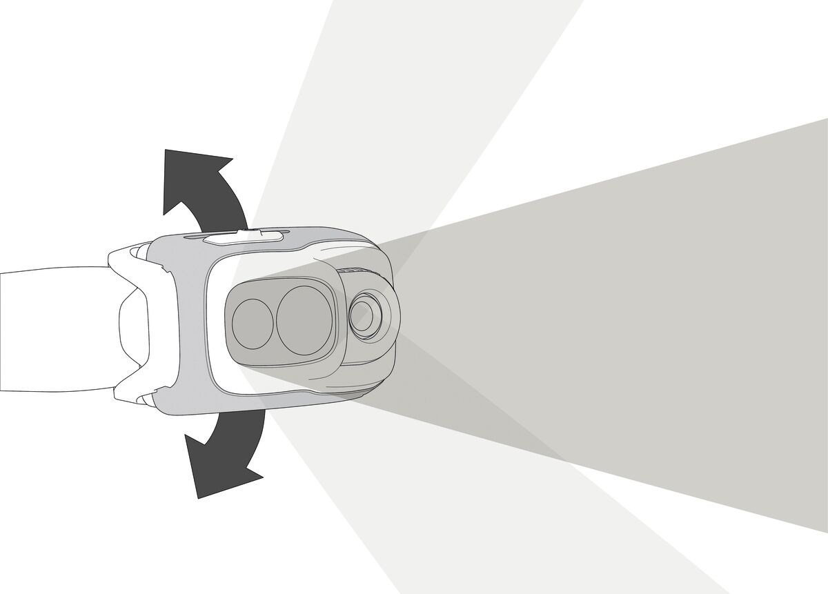 Petzl SWIFT RL Black, White Headband flashlight LED Petzl SWIFT RL Black, White Headband flashlight LED