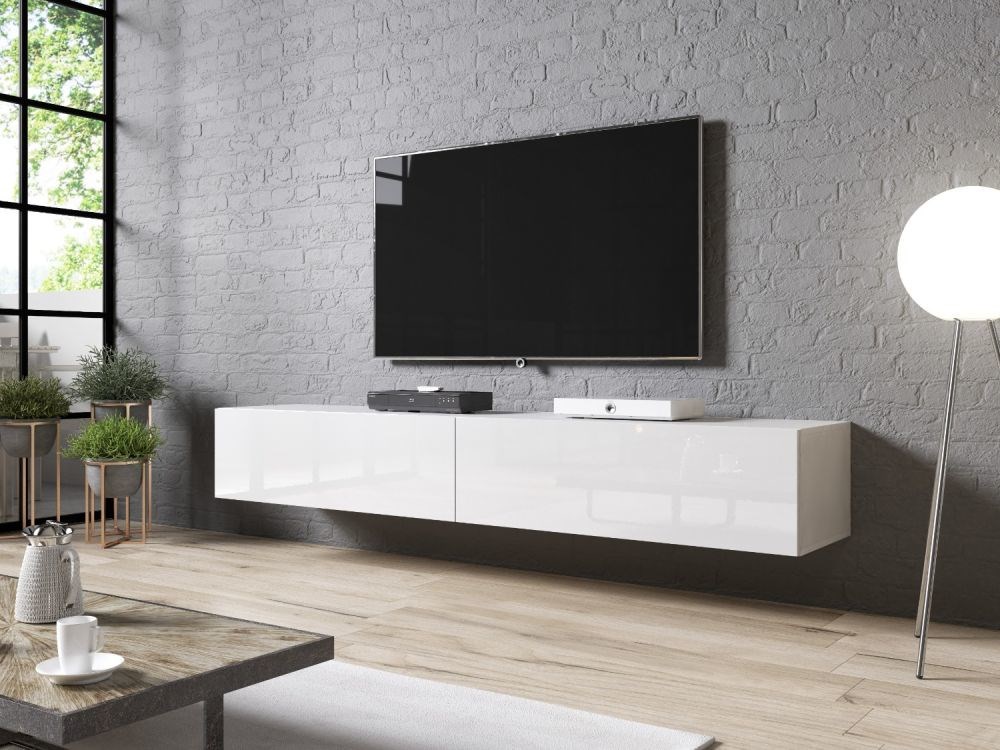 Cama TV stand SLIDE 200 white gloss Cama TV stand SLIDE 200 white gloss